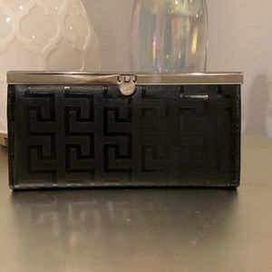 Black, elegant clutch
